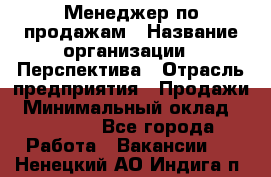 Менеджер по продажам › Название организации ­ Перспектива › Отрасль предприятия ­ Продажи › Минимальный оклад ­ 30 000 - Все города Работа » Вакансии   . Ненецкий АО,Индига п.